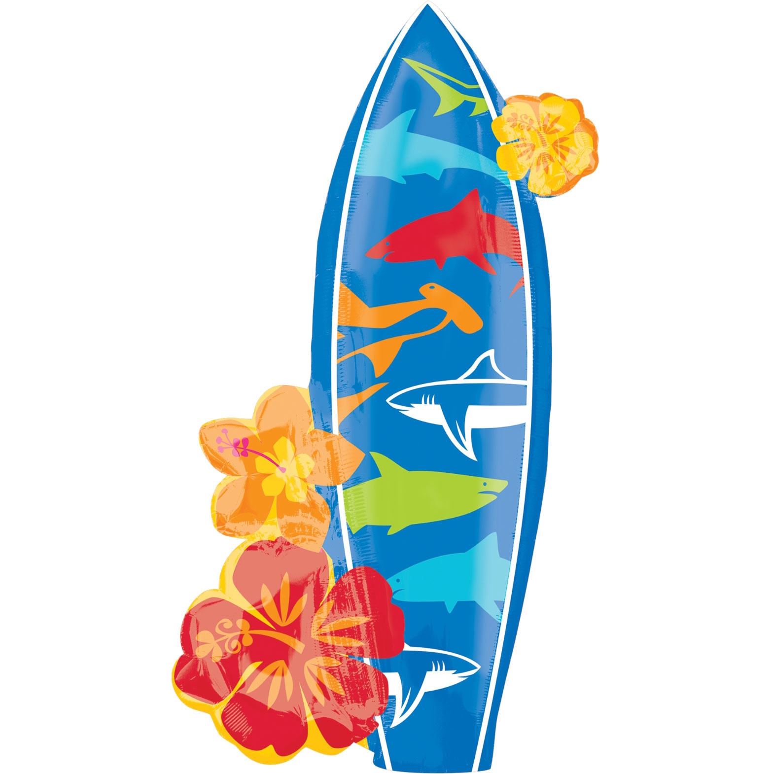 Suns Flowers Summer Balloons Surfboard