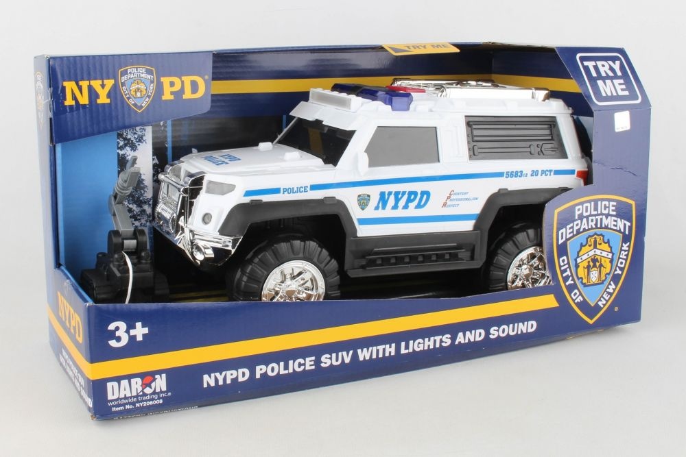 nypd toy car with lights