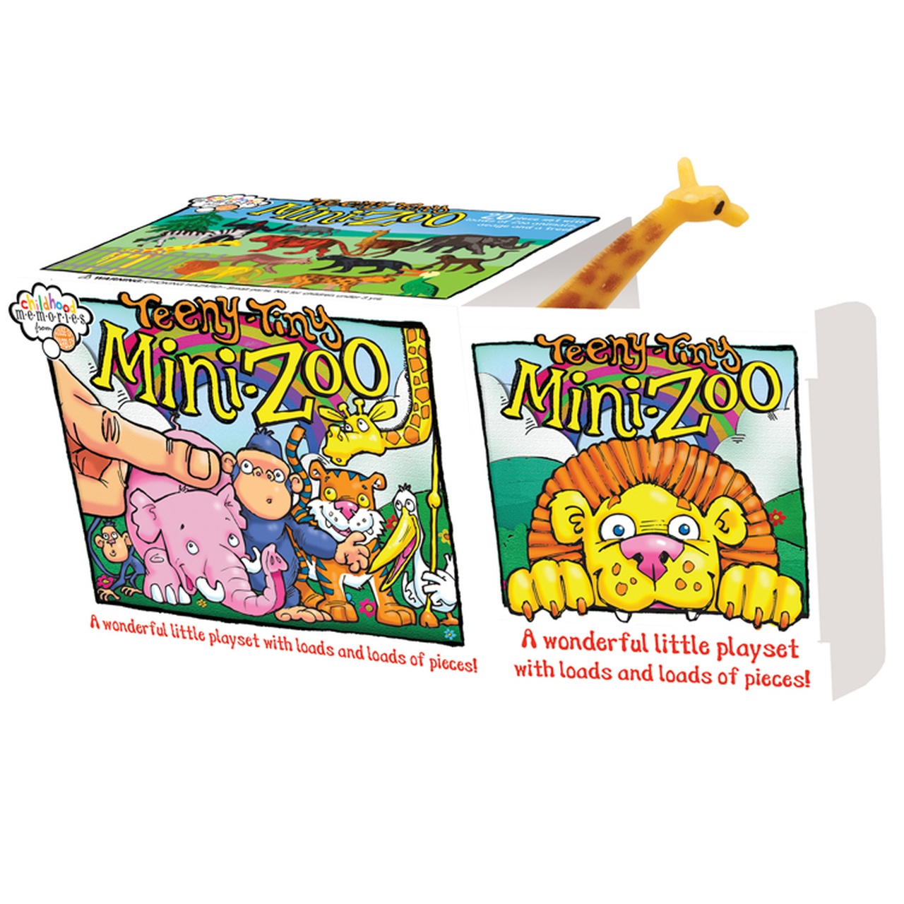 ACTION FIGURES DOLLS Teeny Tiny Mini Zoo Playset