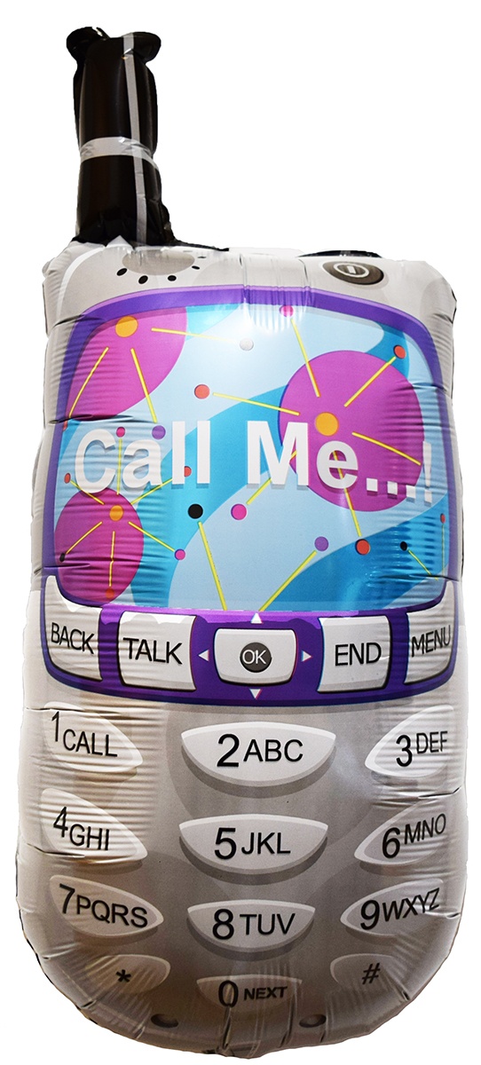 BIRTHDAY SHAPED BALLOONS Cellphone Balloon