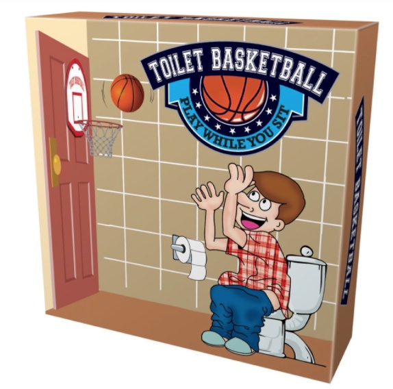 PUZZLES / GAMES Toilet Basketball