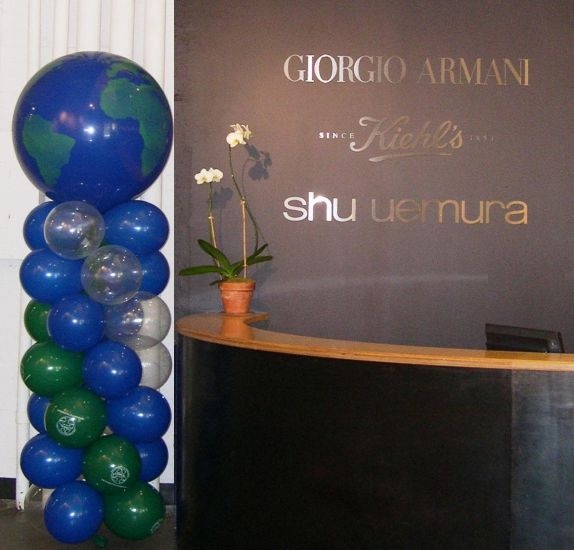 Balloon Columns Earth Day Column
