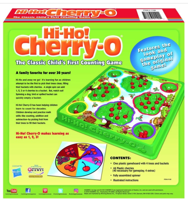 PUZZLES / GAMES : HI-HO CHERRY-O